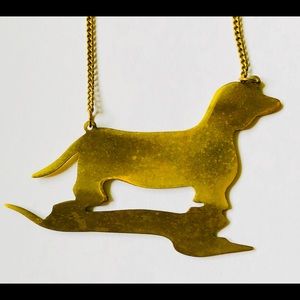 ModCloth Doxie Moxie Shadow Necklace by And Mary